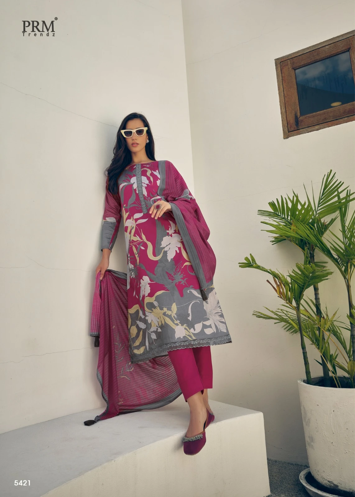 Prm Trendz Serein Vol 3 Pure Lawn Cotton Wholesale Fancy Salwar Suit Catalog — Wholesale Salwar Suits, MPA wholesale from Surat — view 5